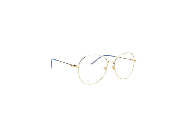 Gucci Gucci GG1201O Glasses In Gold Stainless Steel Frame With Demo Lens - view 3