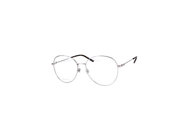 Gucci Gucci GG1201O Glasses In Silver Stainless Steel Frame With Demo Lens - view 1