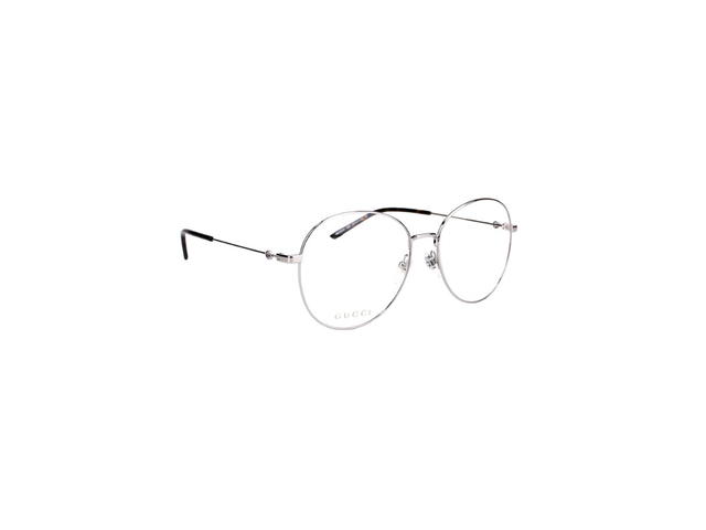 Gucci Gucci GG1201O Glasses In Silver Stainless Steel Frame With Demo Lens - view 3