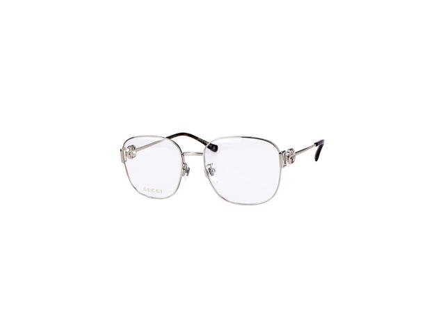Gucci Gucci GG1209O Glasses In Silver Stainless Steel Frame With Demo Lens - view 1