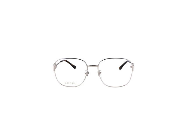 Gucci Gucci GG1209O Glasses In Silver Stainless Steel Frame With Demo Lens - view 2