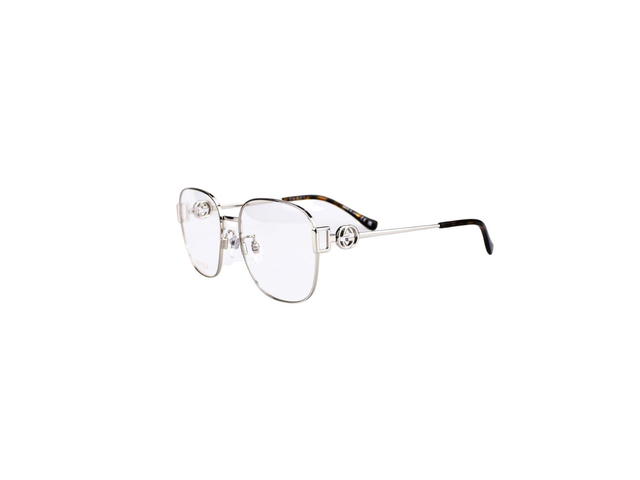 Gucci Gucci GG1209O Glasses In Silver Stainless Steel Frame With Demo Lens - view 5