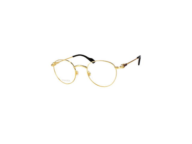 Gucci Gucci GG1222O Glasses In Gold Stainless Steel Frame With Demo Lens - view 1