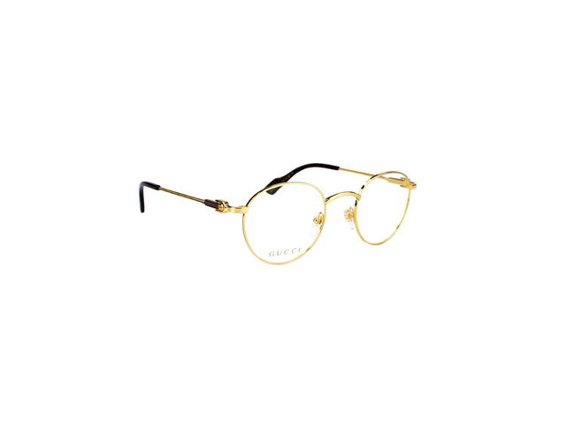 Gucci Gucci GG1222O Glasses In Gold Stainless Steel Frame With Demo Lens - view 3