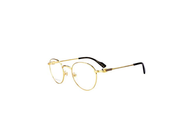 Gucci Gucci GG1222O Glasses In Gold Stainless Steel Frame With Demo Lens - view 5