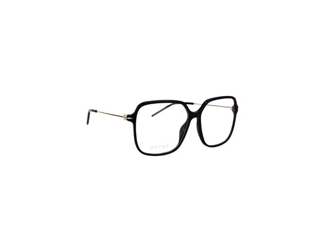 Gucci Gucci GG1271O Glasses In Black Acetate Stainless Steel Frame With Demo Lens - view 3