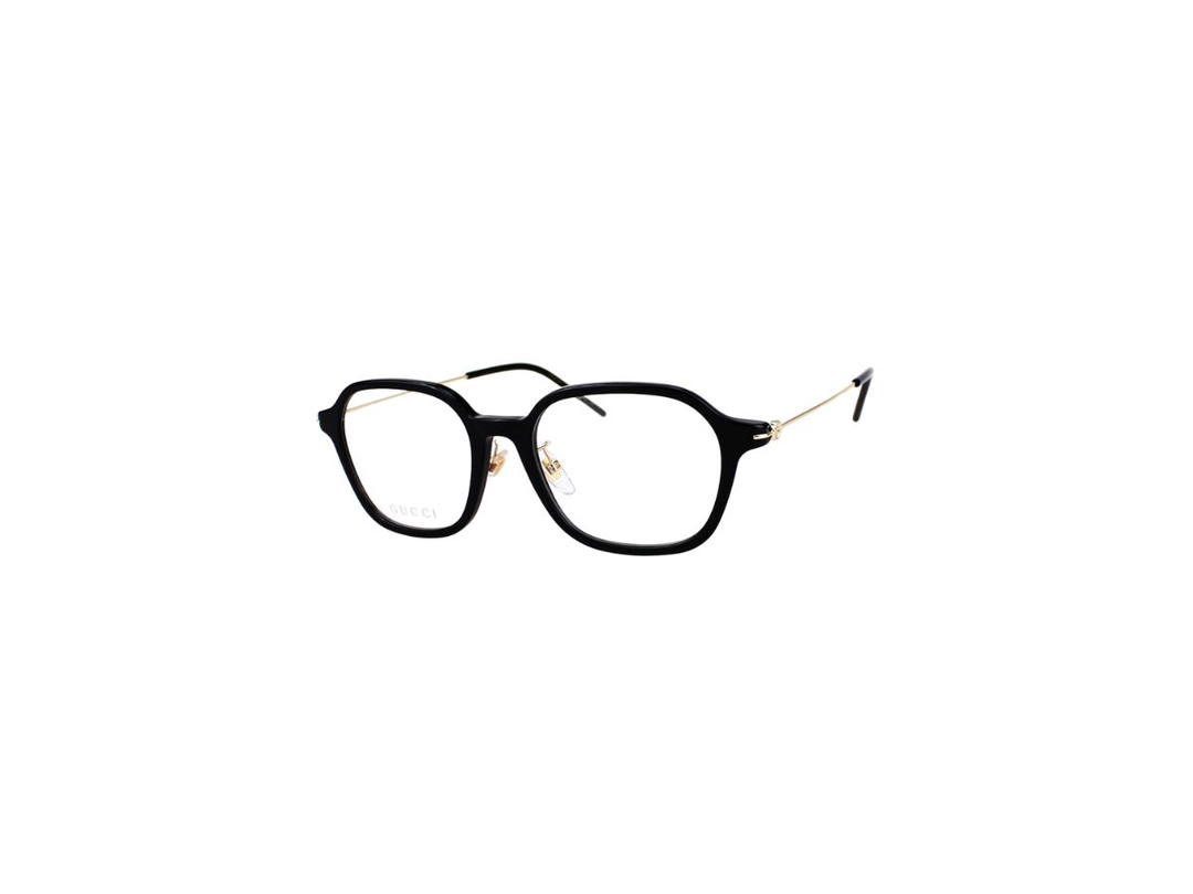 Gucci Gucci GG1277OA Glasses In Black Stainless Steel Plastic Frame With Demo Lens