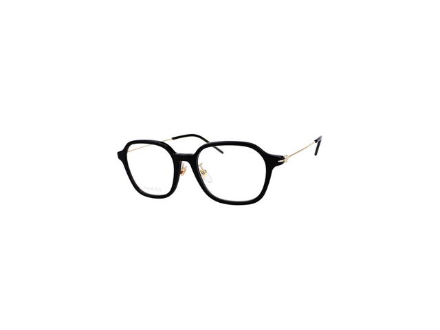 Gucci Gucci GG1277OA Glasses In Black Stainless Steel Plastic Frame With Demo Lens - view 1