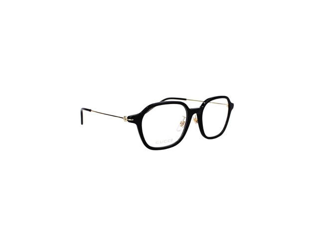 Gucci Gucci GG1277OA Glasses In Black Stainless Steel Plastic Frame With Demo Lens - view 3