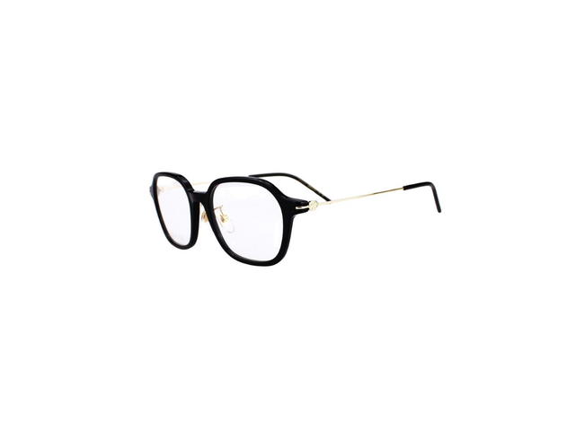 Gucci Gucci GG1277OA Glasses In Black Stainless Steel Plastic Frame With Demo Lens - view 5