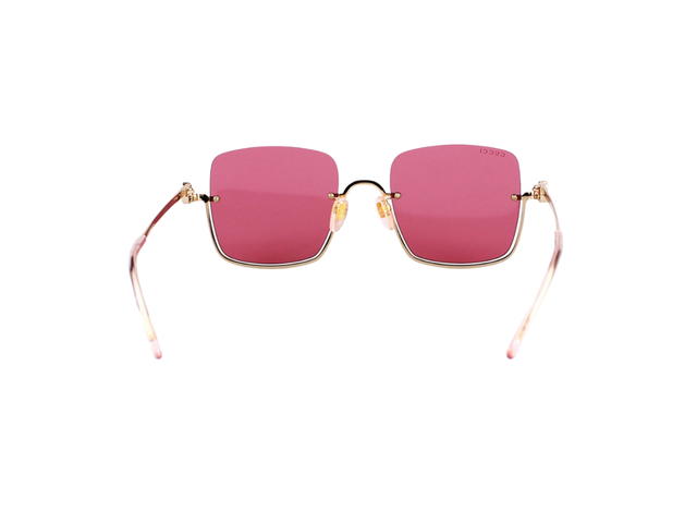 Gucci Gucci GG1279S-003-54 Sunglasses In Gold Metal Frame With Red Lenses - view 4
