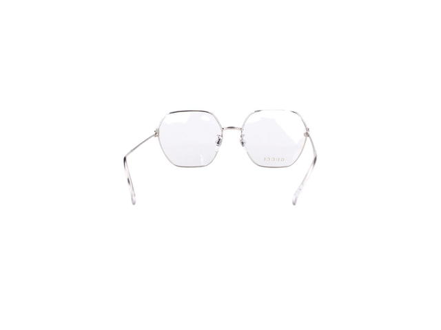 Gucci Gucci GG1285O Glasses In Silver Stainless Steel Frame With Demo Lens - view 4
