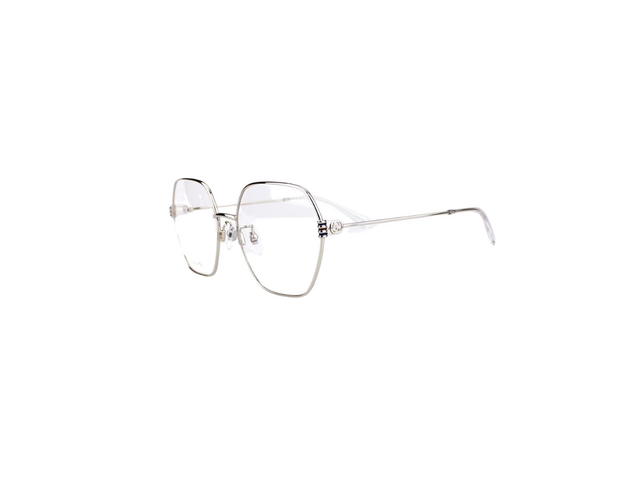 Gucci Gucci GG1285O Glasses In Silver Stainless Steel Frame With Demo Lens - view 5