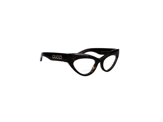Gucci Gucci GG1295O Glasses In Havana Acetate Frame With Demo Lens - view 3