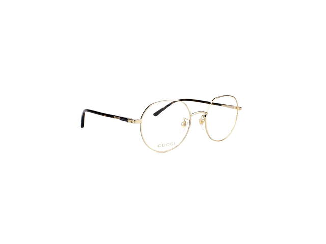 Gucci Gucci GG1349O Glasses In Gold Stainless Steel Frame With Demo Lens - view 3
