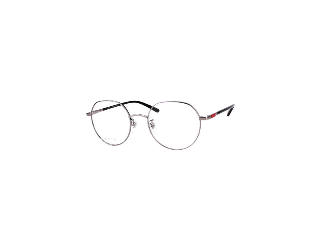 Gucci Gucci GG1349O Glasses In Silver Stainless Steel Frame With Demo Lens