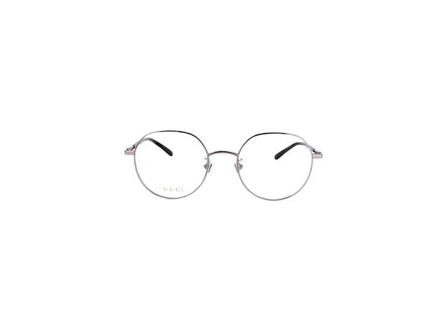 Gucci Gucci GG1349O Glasses In Silver Stainless Steel Frame With Demo Lens - view 2