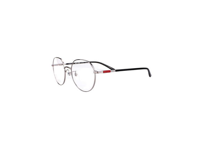Gucci Gucci GG1349O Glasses In Silver Stainless Steel Frame With Demo Lens - view 5