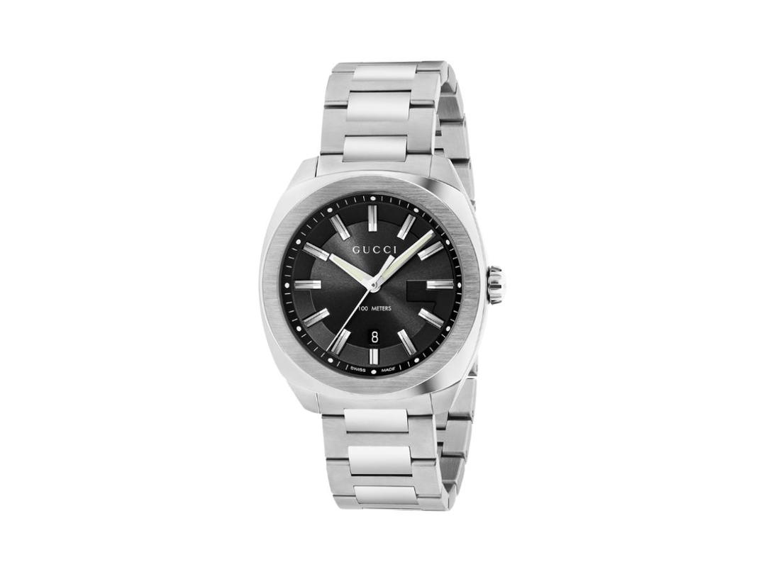 Gucci Gucci GG2570 41mm Sunray Black Dial Men's Bracelet Watch