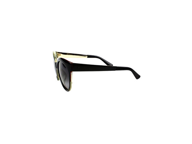 Gucci Gucci GG3760 Sunglasses In Black Metal Plastic Frame With Grey-Black Lens - view 5