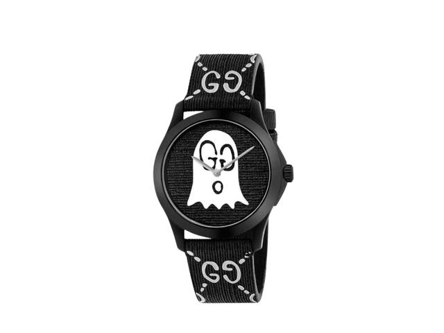 Gucci Gucci Ghost G-Timeless 38MM In Stainless Steel With Rubber Band Black - view 1