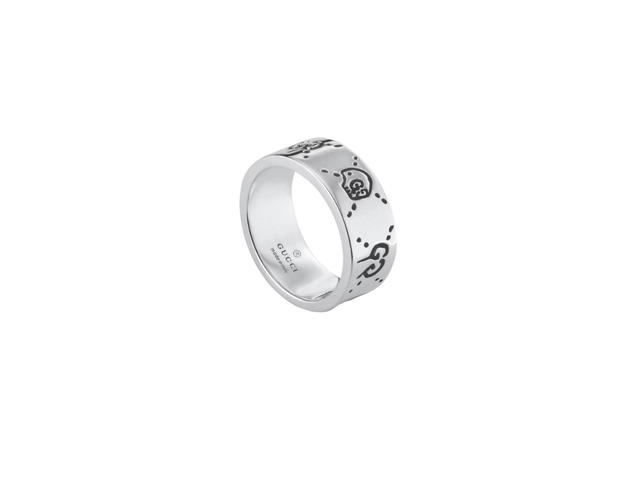 Gucci Gucci Ghost Skull Ring In Silver-Tone Hardware - view 1