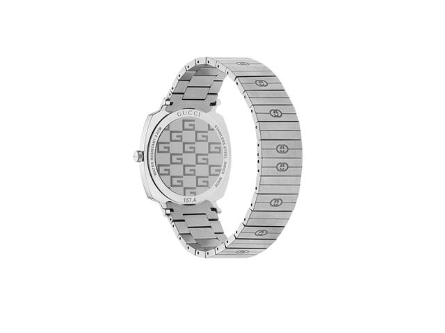Gucci Gucci Grip Watch 38MM In Steel Case With Engraved Interlocking Gs (YA157410) - view 2