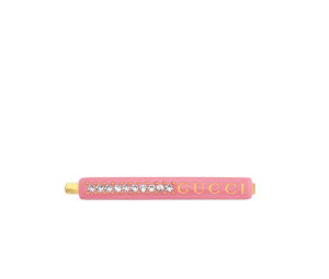 Buy Gucci Hair Slide With Crystals In Pink Resin-Crystal Trim With Gold-toned Metal Base at Sasom – Authentic and Ready to Ship