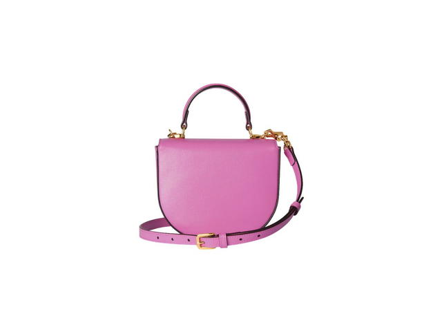 Gucci Gucci Horsebit 1955 Mini Top Handle Bag In Pink Leather With Light Gold-Toned Hardware - view 3