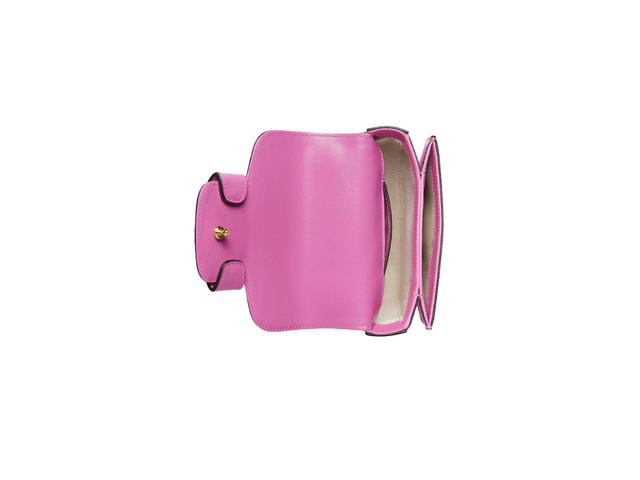 Gucci Gucci Horsebit 1955 Mini Top Handle Bag In Pink Leather With Light Gold-Toned Hardware - view 4