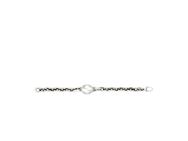Gucci Gucci Interlocking G Bracelet In 925 Sterling Silver - view 2