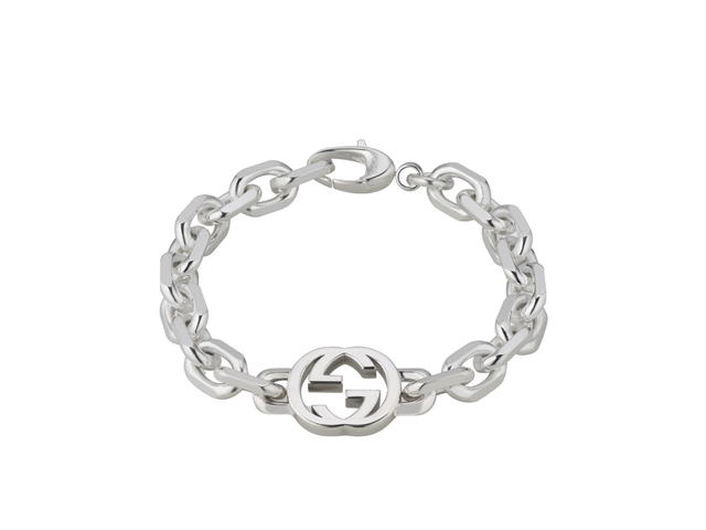 Gucci Gucci Interlocking G Bracelet In 925 Sterling Silver With Shiny Finish - view 1
