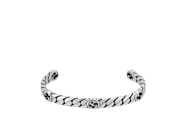Gucci Gucci Interlocking G Bracelet In Chain Pattern 925 Sterling Silver - view 1