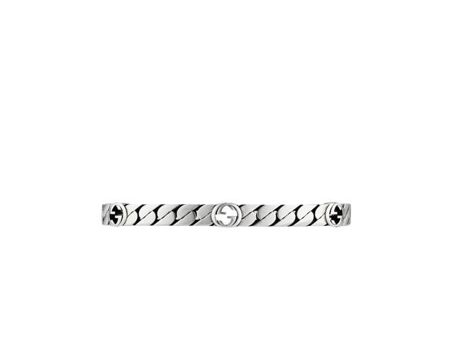Gucci Gucci Interlocking G Bracelet In Chain Pattern 925 Sterling Silver - view 2