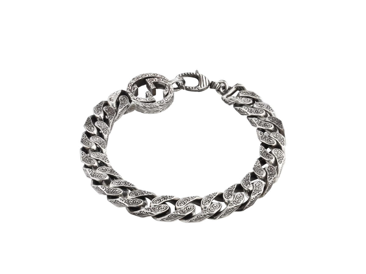 Gucci Gucci Interlocking G Chain Bracelet In 925 Sterling Silver
