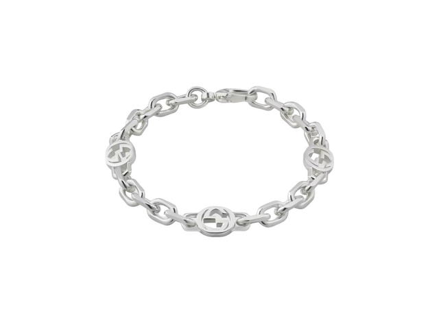 Gucci Gucci Interlocking G Chain Bracelet In Sterling Silver With Shiny Finish - view 1
