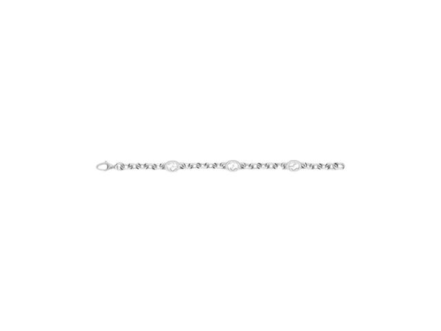 Gucci Gucci Interlocking G Chain Bracelet In Sterling Silver With Shiny Finish - view 3