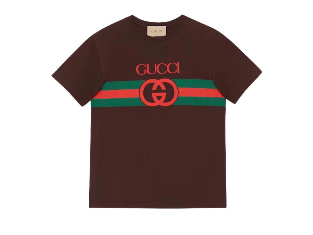 Gucci Gucci Interlocking G Cotton T-Shirt Black