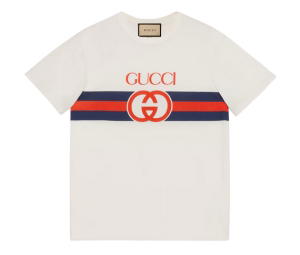 Buy Gucci Interlocking G Cotton T-Shirt White at Sasom – Authentic and Ready to Ship