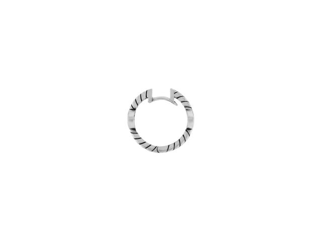 Gucci Gucci Interlocking G Hoop Earrings Sterling Silver - view 2