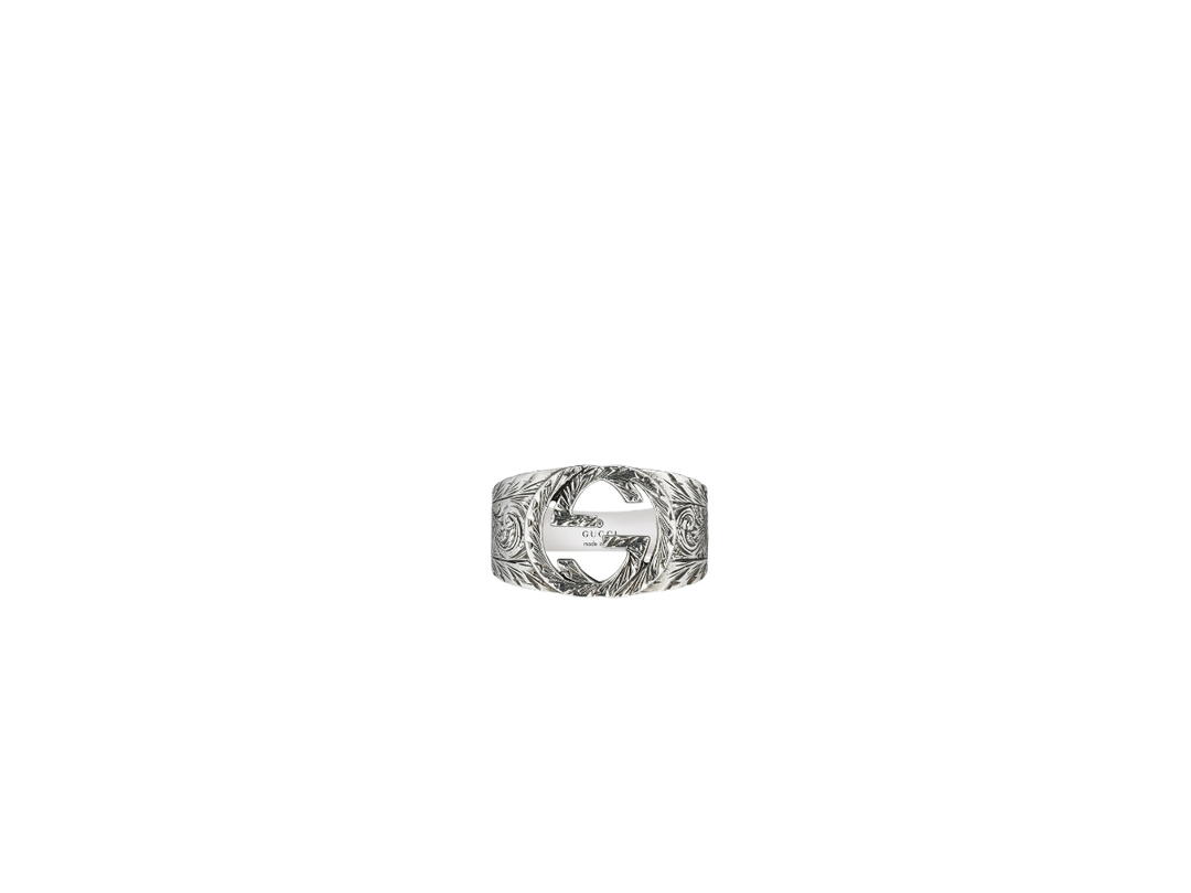 Gucci Gucci Interlocking G Ring 925 Sterling Silver