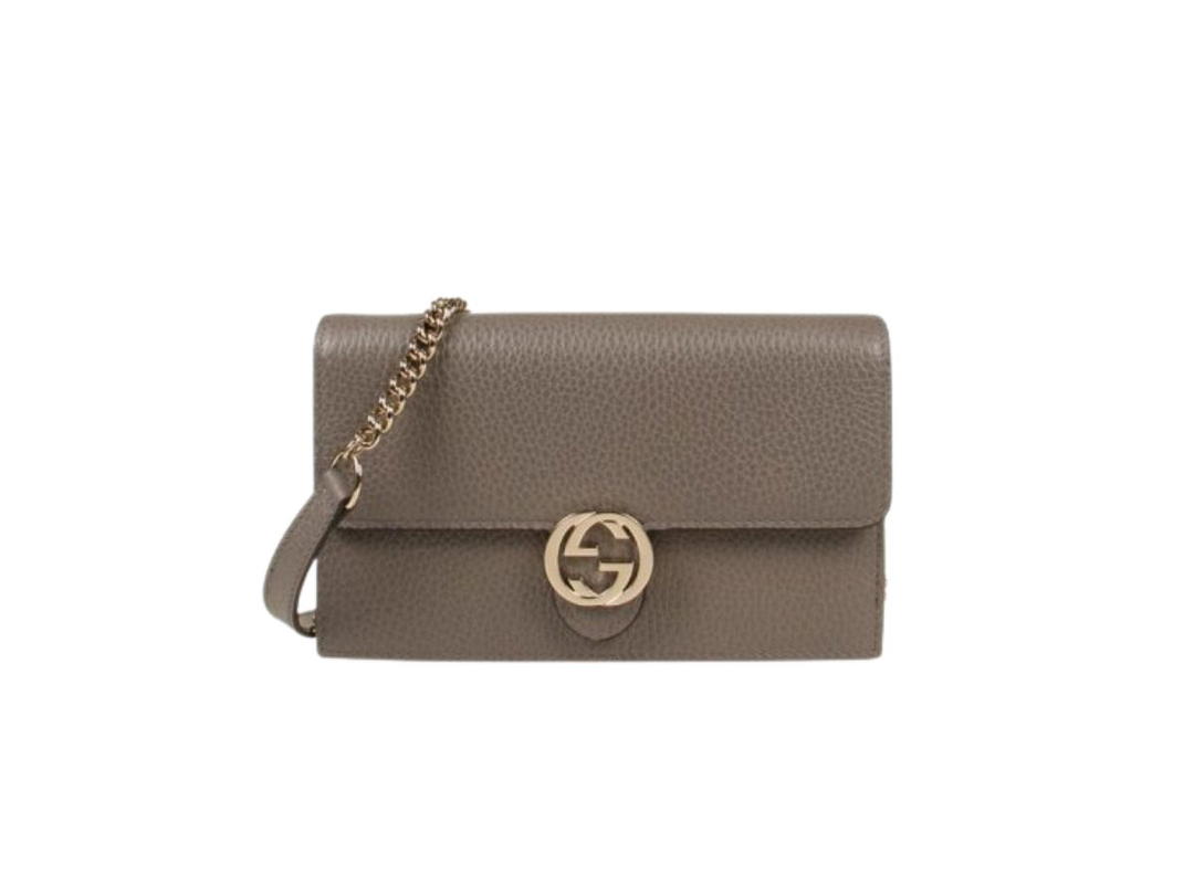 Gucci Gucci Interlocking G Wallet On Chain Interlocking G
