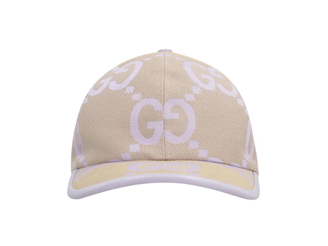 Gucci Gucci Jumbo GG Baseball Cap Lilac Beige