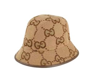 Buy Gucci Jumbo GG Canvas Bucket Hat Brown at Sasom – Authentic and Ready to Ship