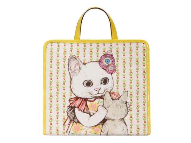 Gucci Gucci Tote Bag Cat Print - view 1