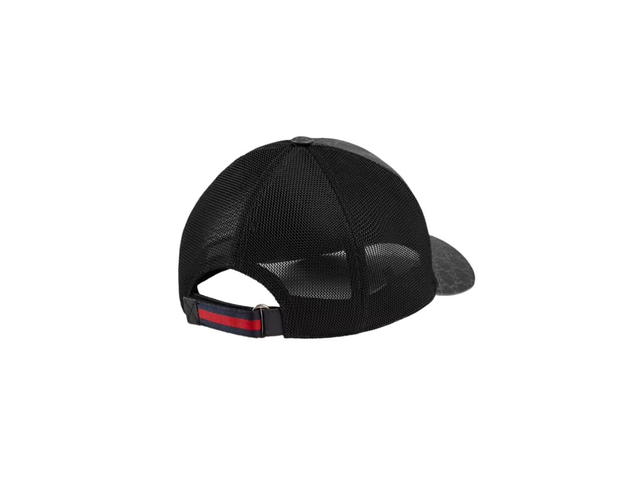 Gucci Gucci Kingsnake Print GG Supreme Baseball Hat Black - view 2