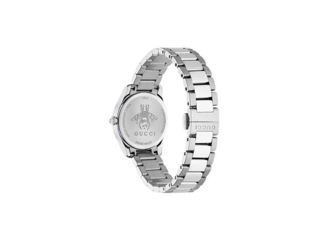 Gucci Gucci Ladies G-Timeless Small Stainless Steel Bracelet Watch - view 2