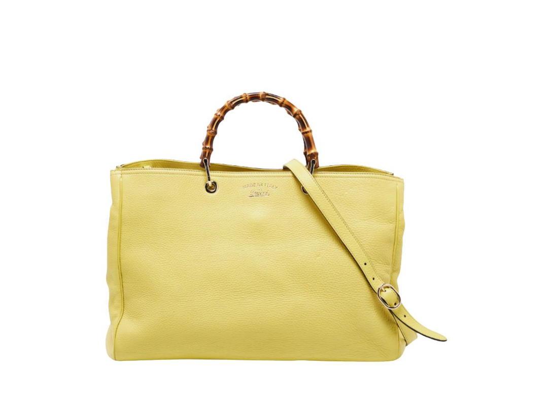 Gucci Gucci Bamboo 1947 Large Tote