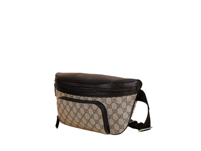 Gucci Gucci Large Eden Belt Bag In GG Supreme Canvas With Silver-Toned Hardware Beige - view 2