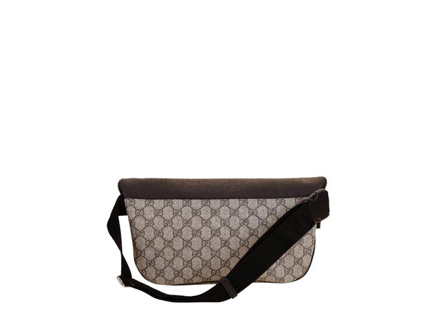 Gucci Gucci Large Eden Belt Bag In GG Supreme Canvas With Silver-Toned Hardware Beige - view 4